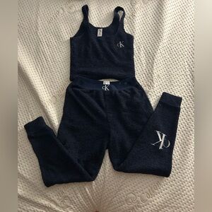 Womens Calvin Klein jogger set